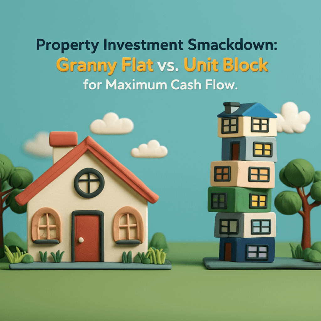 Property Investment Smackdown: Granny Flat vs. Unit Block for Maximum Cash Flow