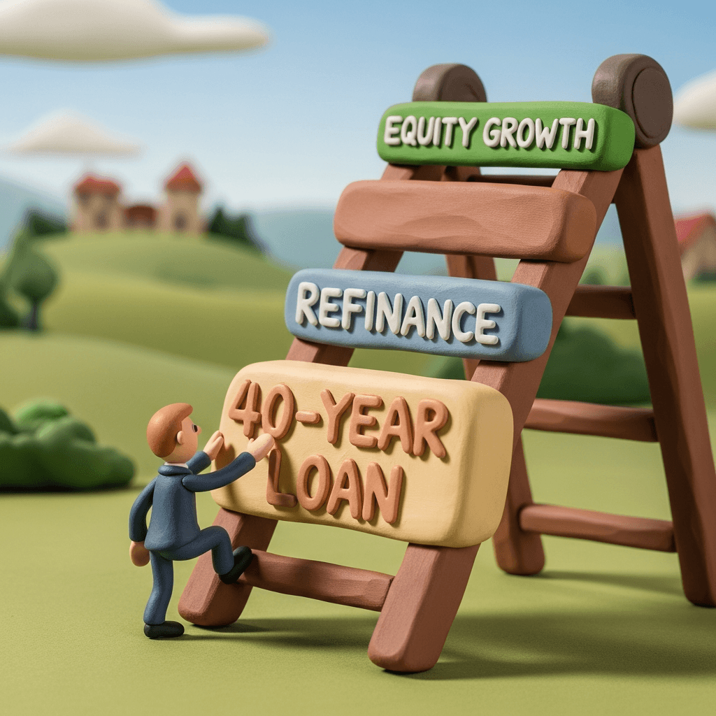 A 40-year mortgage should be viewed as the first step on the property ladder, a strategic tool to enter the market before refinancing to a more conventional loan structure.