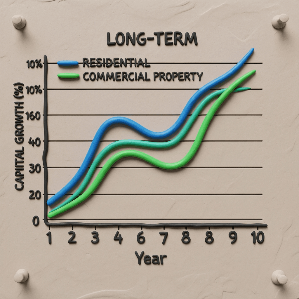 Data over a 10-year period reveals that blue collar suburbs can achieve long-term capital growth rates comparable to, and sometimes exceeding, those of blue chip areas.