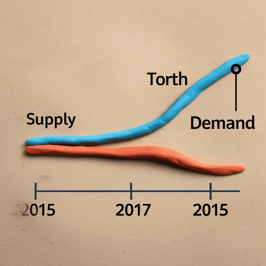 Perth is facing a severe housing undersupply, with current listings drastically lower than historical levels, making it difficult for supply to meet demand.