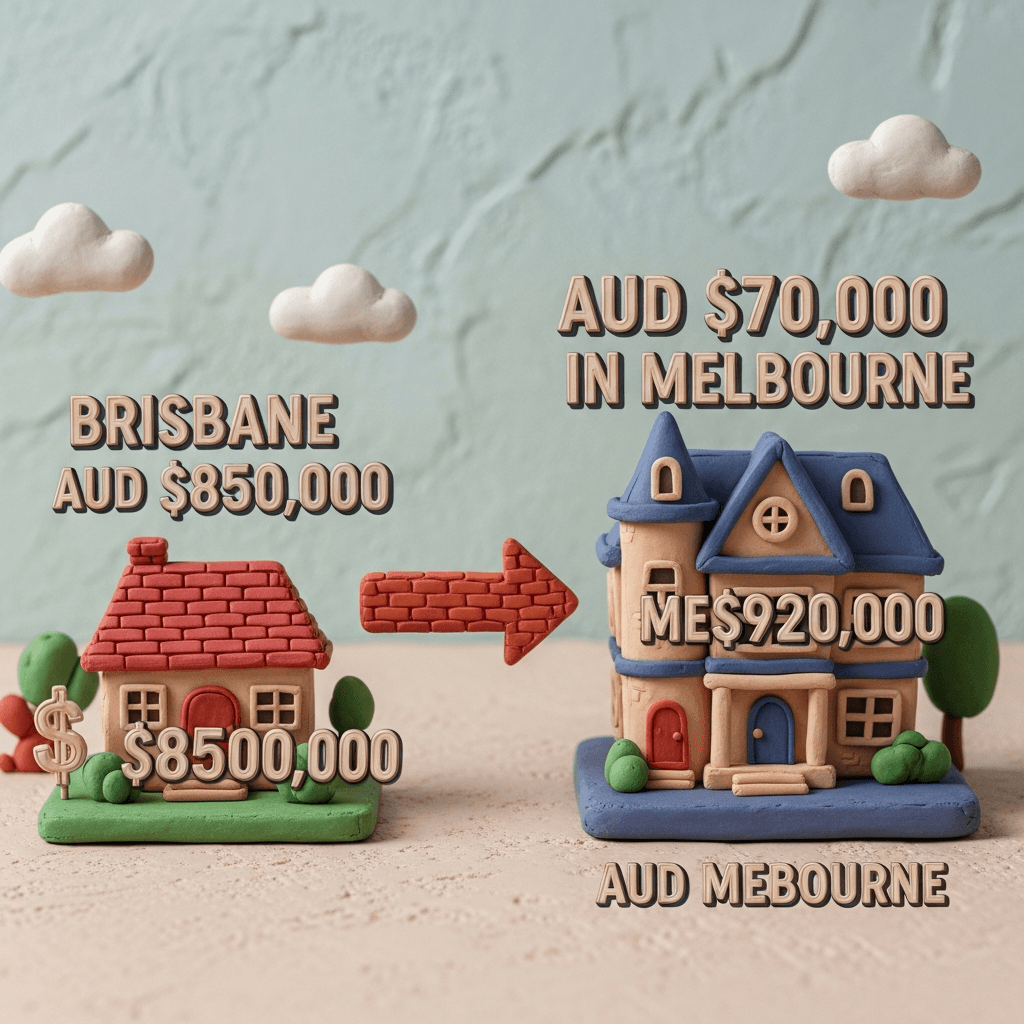 The median dwelling value in Brisbane is now significantly higher than in Melbourne, highlighting a major shift in housing affordability that influences interstate migration.
