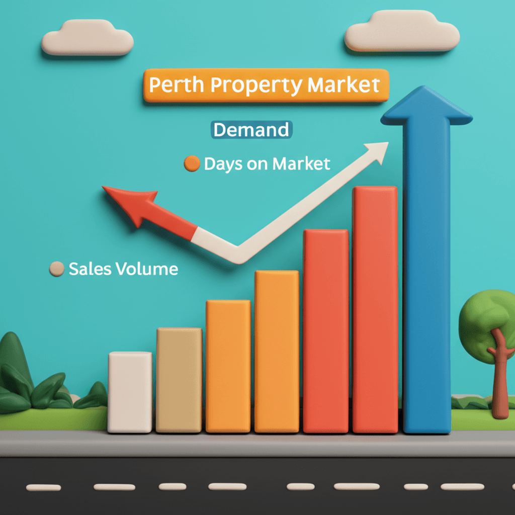Strong demand in Perth is evidenced by fast-selling properties, with the median time on market being extremely low.