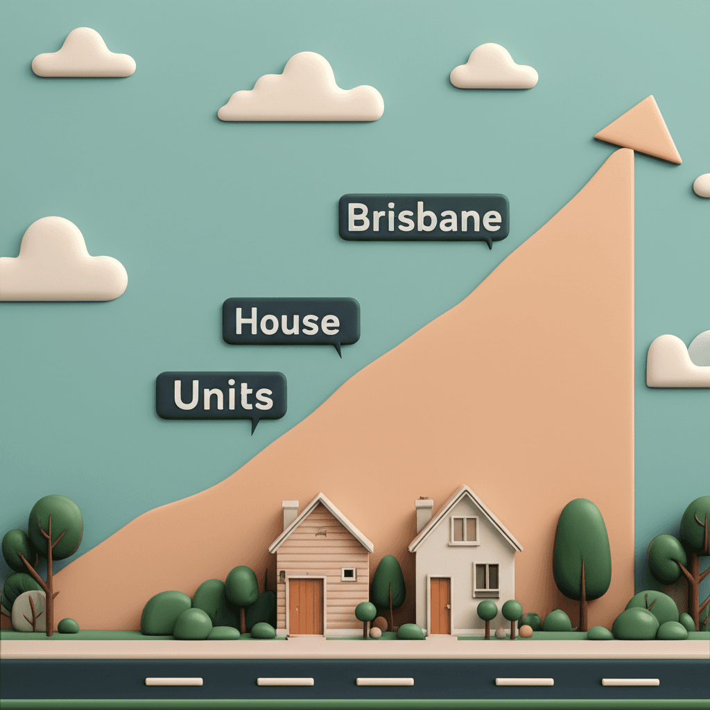 Brisbane has seen the steepest median price increase among Australian capitals, with house prices up nearly 9% and units jumping almost 18% in the last year.
