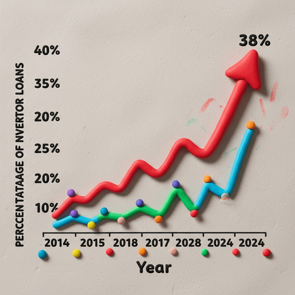 Data shows that investor lending has surged to nearly 40% of the market, prompting regulatory concern from APRA.