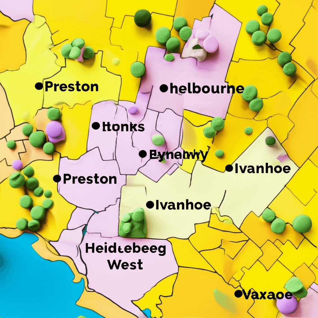 Heidelberg West is positioned for significant capital growth due to the large price disparity with its affluent neighbouring suburbs, creating a classic ripple effect opportunity for investors.