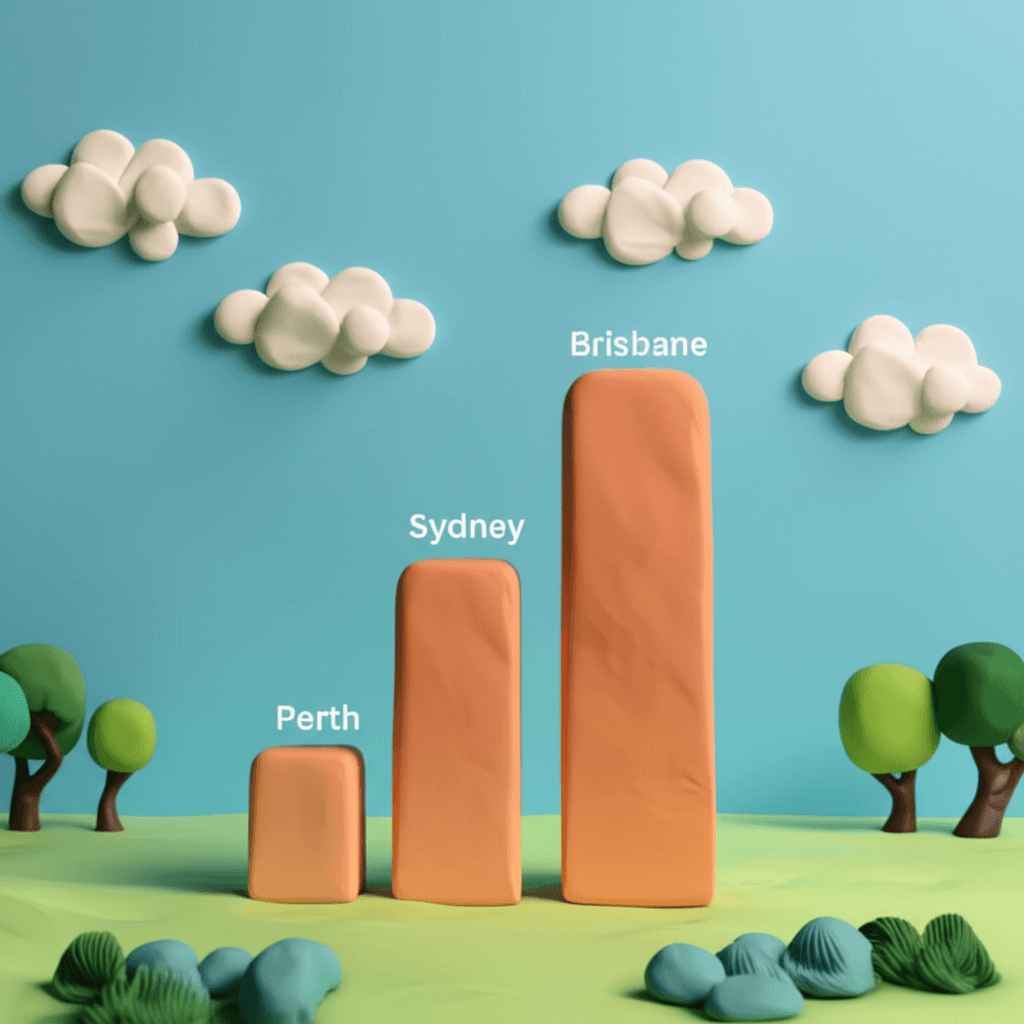 Despite recent price increases, Perth's property market remains significantly more affordable than east coast capitals like Sydney and Brisbane, suggesting it has more room for growth.