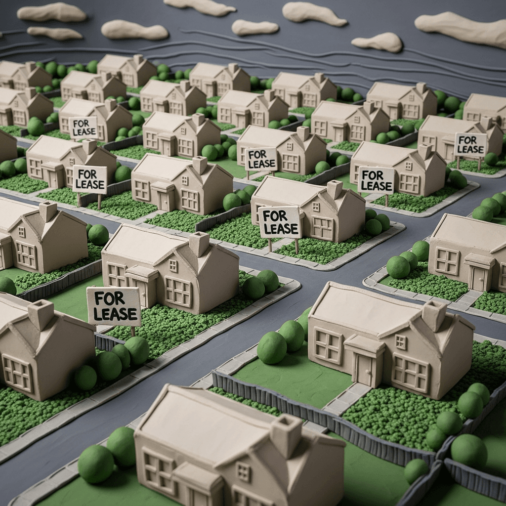 New housing estates like those in Rockbank are facing critical oversupply issues, with building approval rates over 30% and rental vacancy rates hitting a staggering 14%.