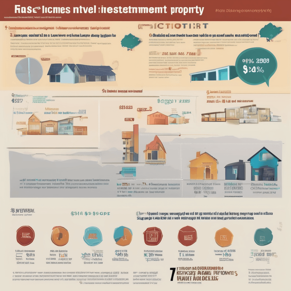 A clear infographic breaking down the costs and income of a typical Australian investment property