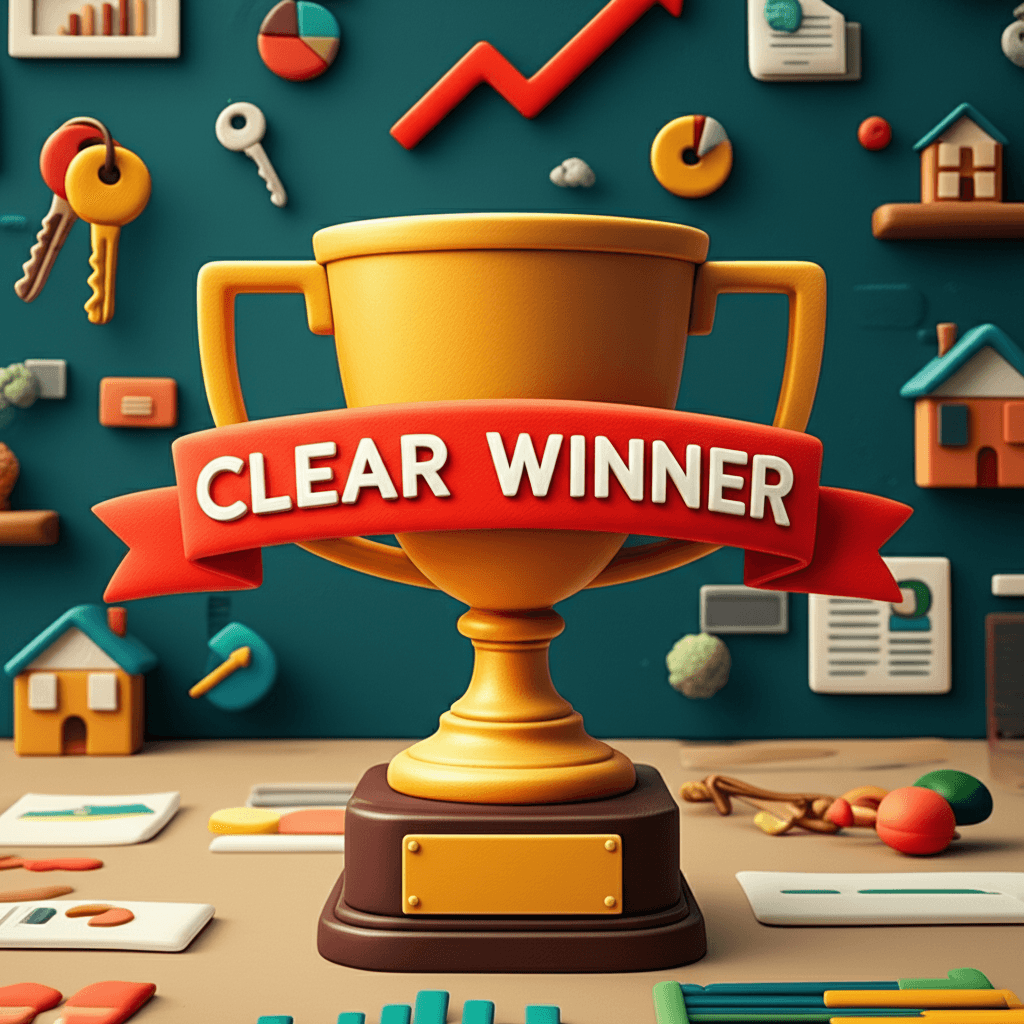 The Wodonga unit block emerges as the clear winner due to its superior cash flow, future growth potential, and the opportunity for value-add through strata titling.