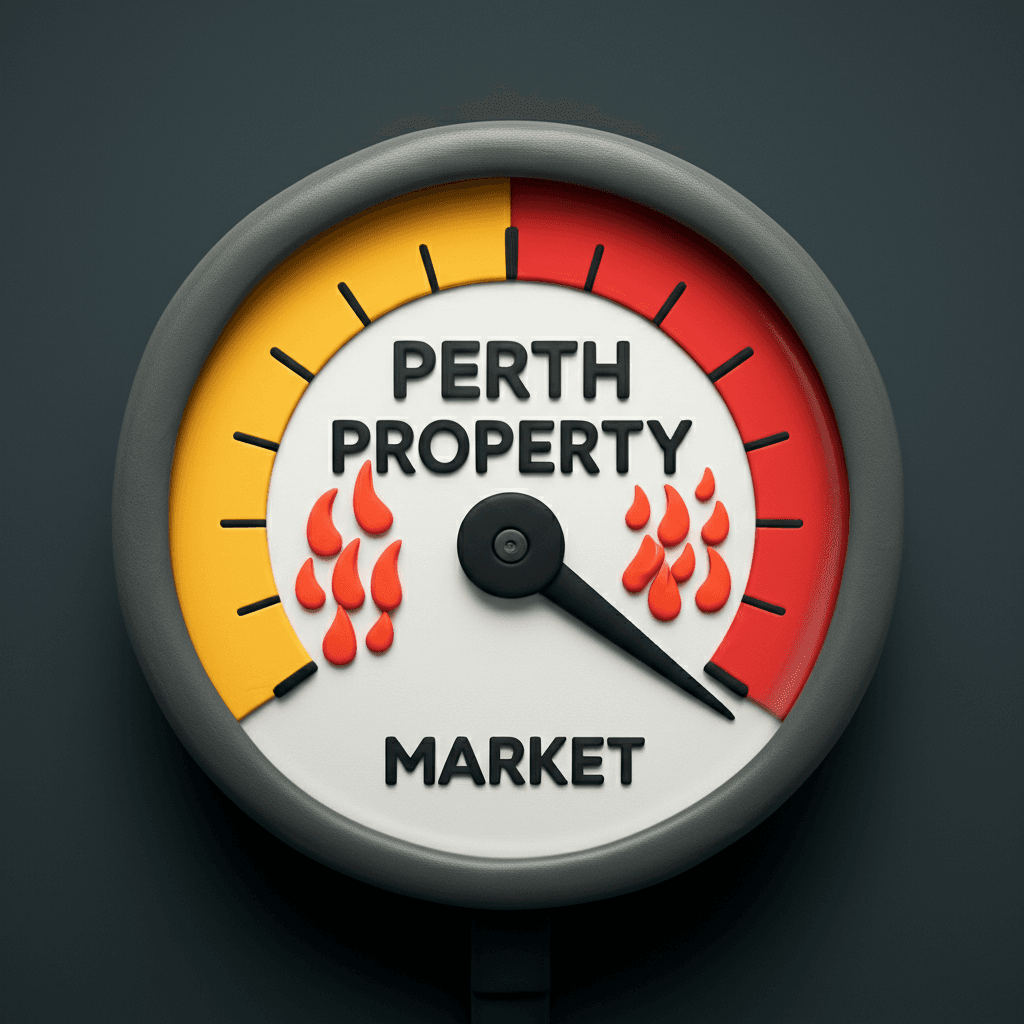 The Perth property market is currently at a peak, with intense activity and rising prices creating a high-pressure environment for buyers.