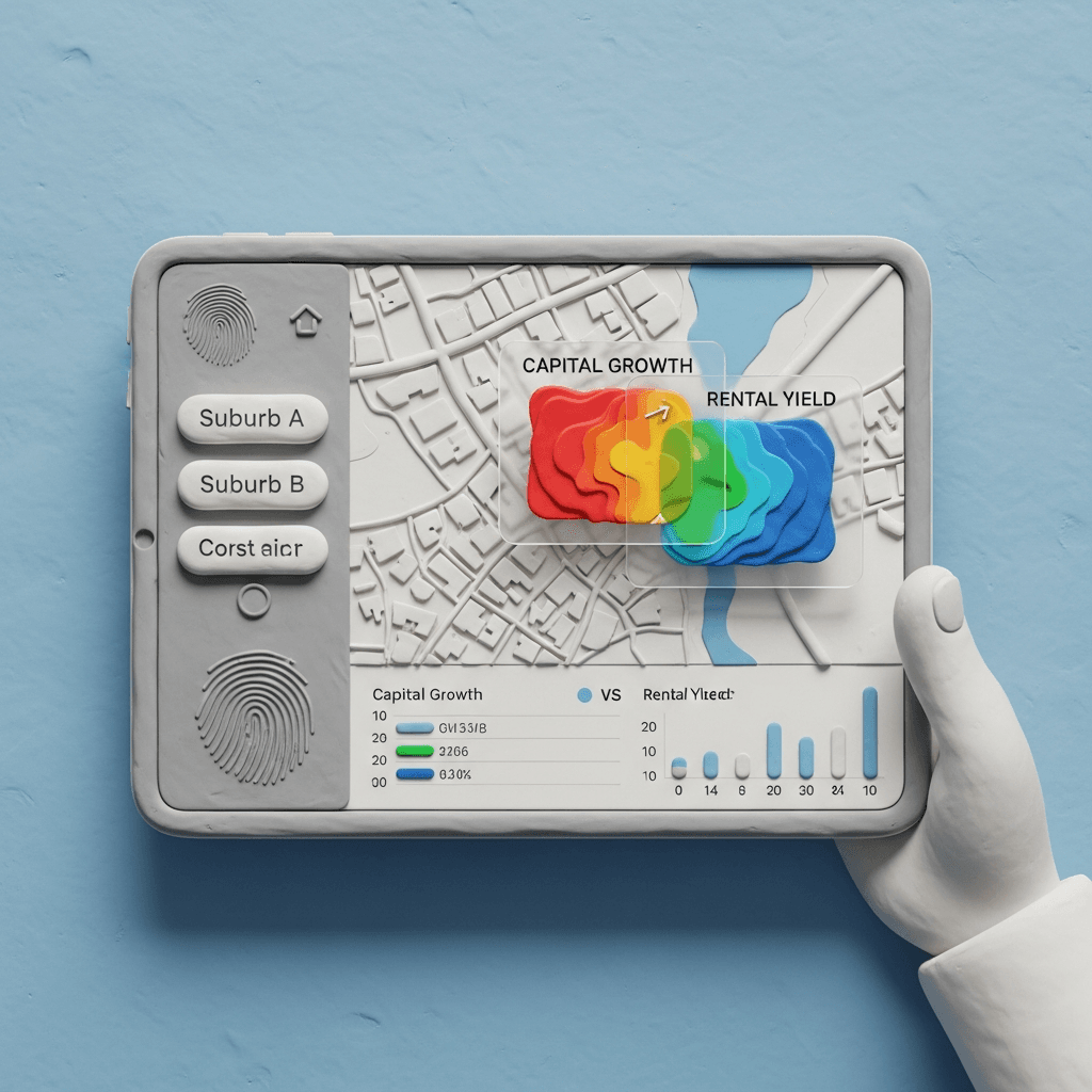 Modern property platforms leverage comprehensive data analytics to help investors identify high-potential suburbs by comparing key metrics like capital growth, rental yield, and market trends.