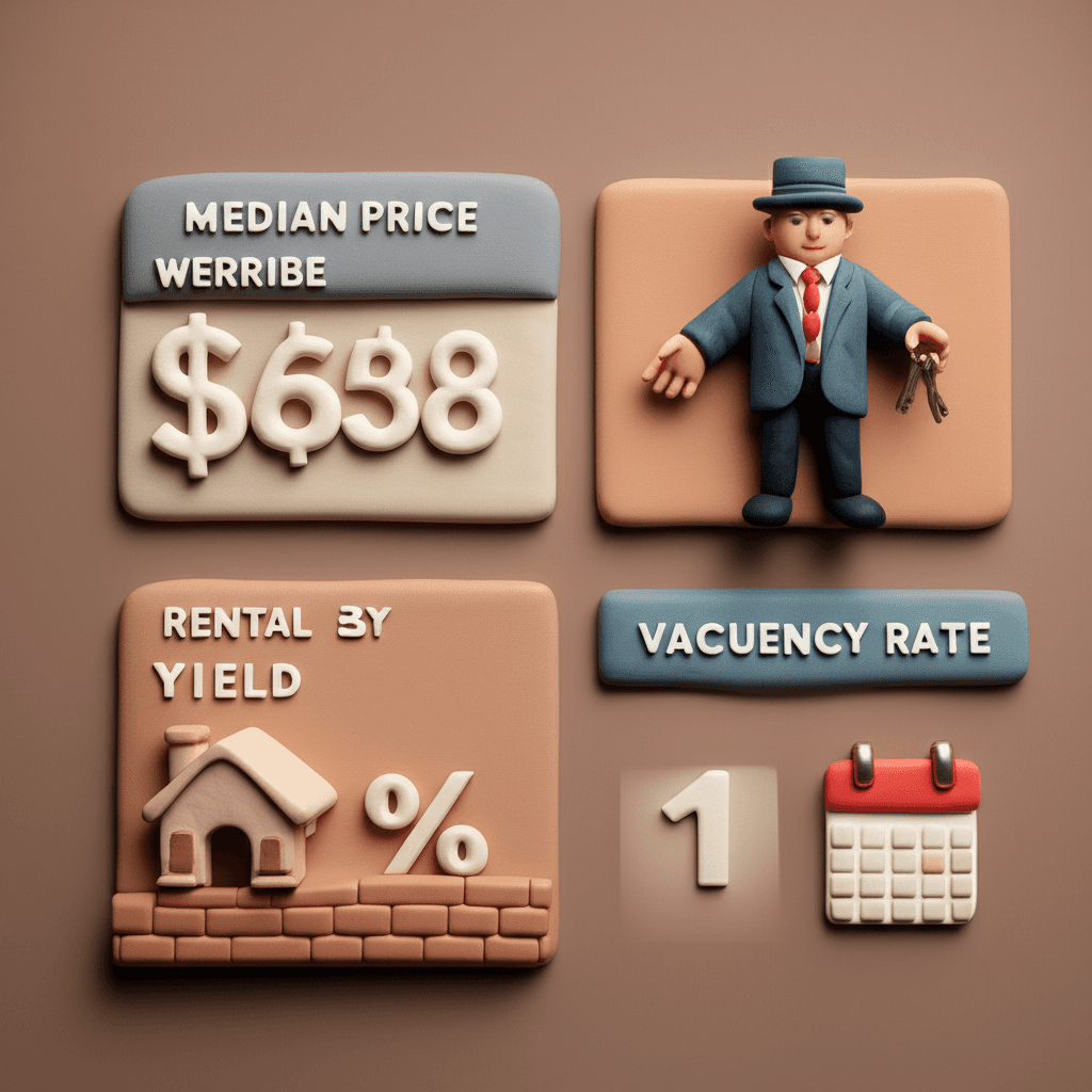 Werribee offers a median price of $600,000 and a 4.2% rental yield, but investors should be cautious of a rising 1.5% vacancy rate and flat short-term growth.