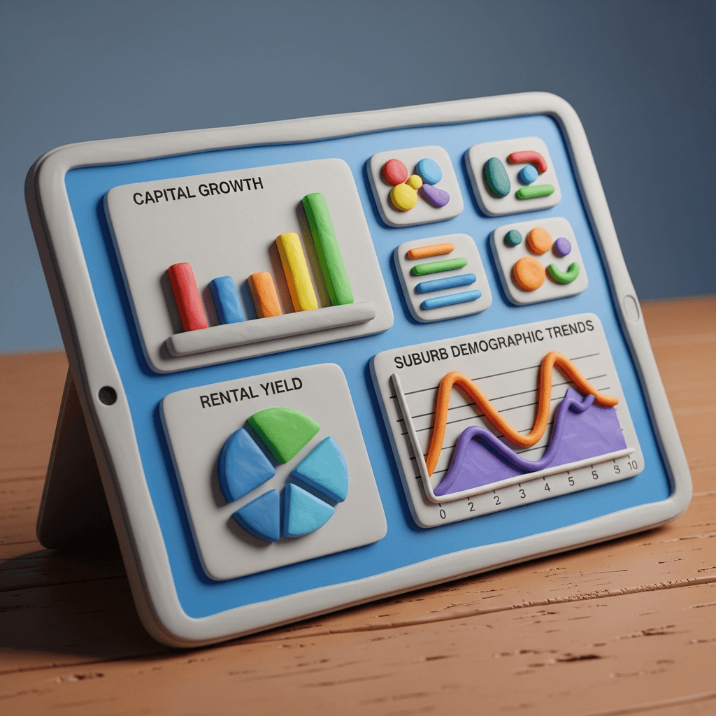 Successful property investment depends on analysing a blend of interconnected metrics like capital growth, rental yields, and demographic data to identify areas with future potential.