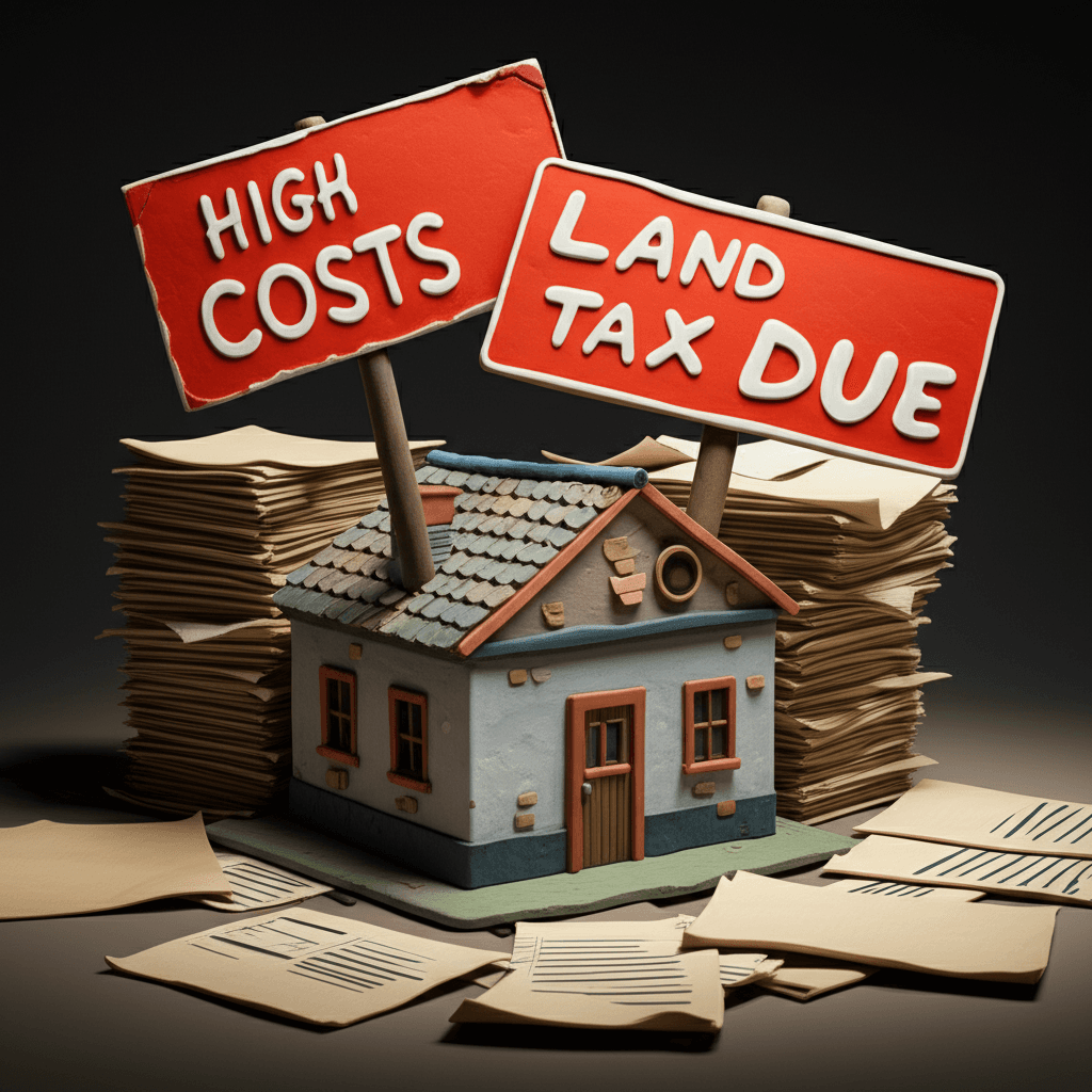 Despite their benefits, trusts come with disadvantages like higher setup costs, potential land tax liabilities without a threshold, and increased complexity in securing finance.