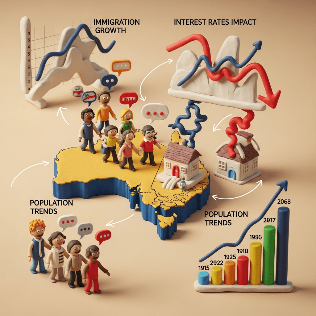Housing demand is powerfully influenced by a combination of factors including population growth, economic policies, government incentives, and changing household demographics.